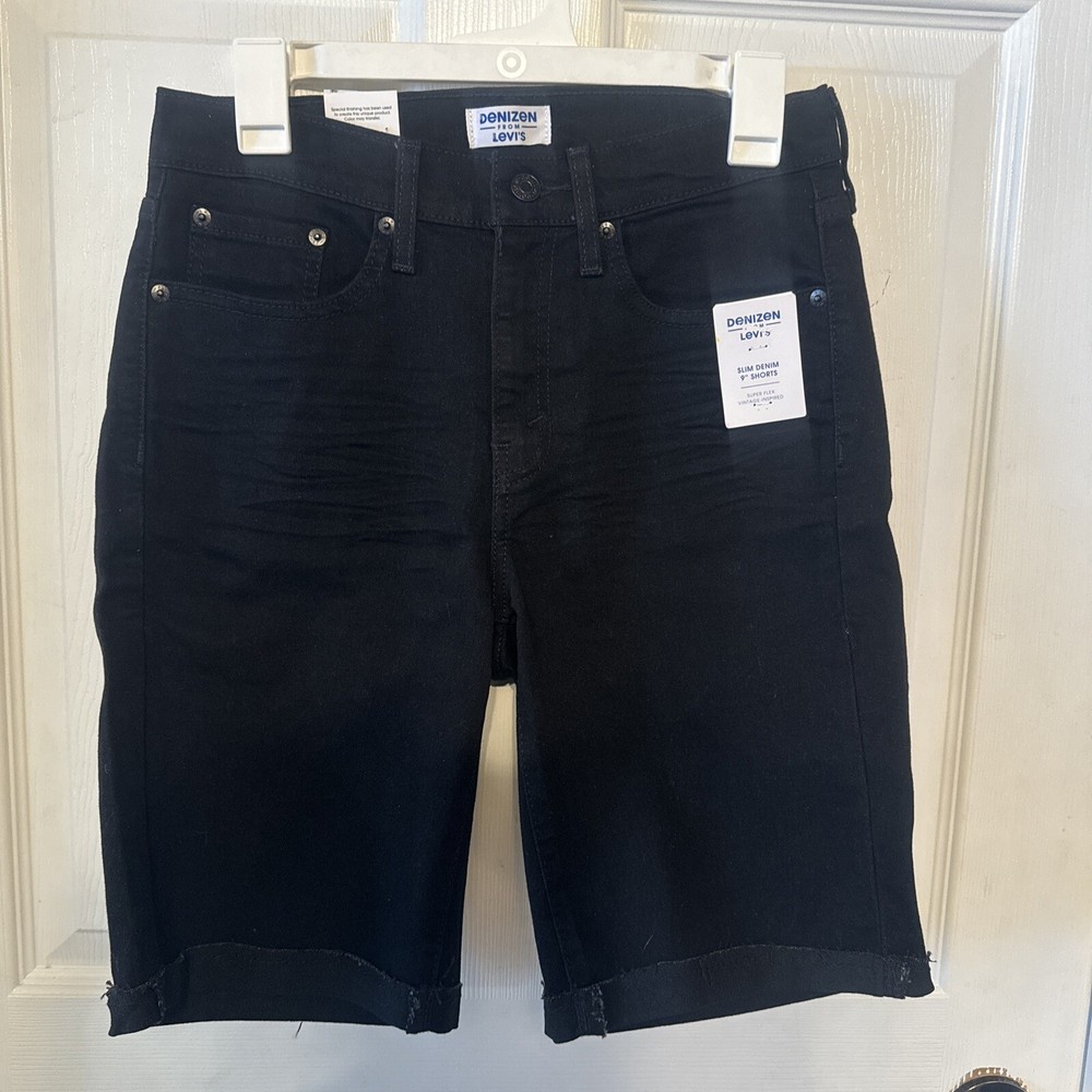 NWT Denizen Levi's Men's Size 28 BLACK Slim Fit Denim 9