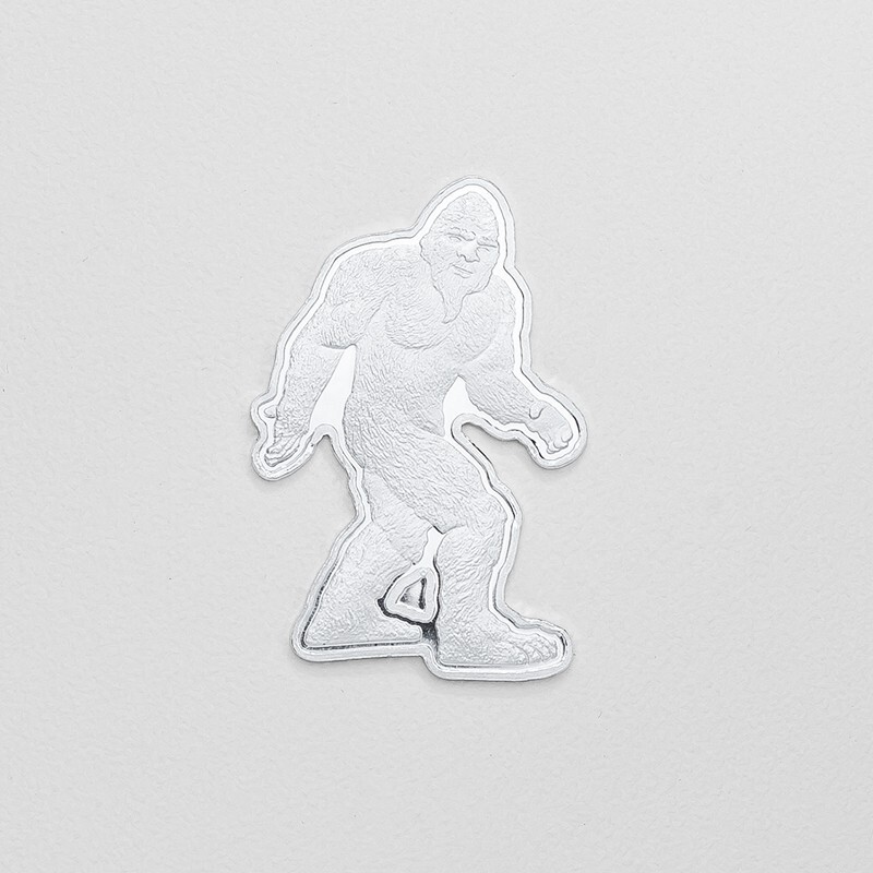 5g .999 Fine Silver Bigfoot Sasquatch