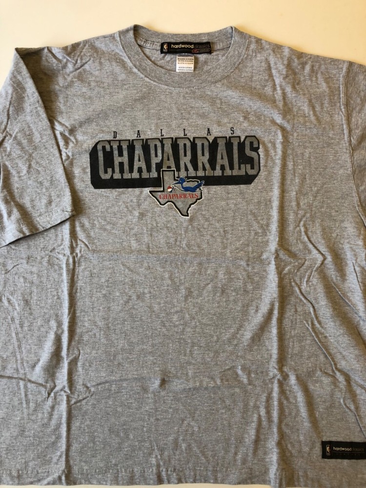Dallas Chaparrals XL Reebok ABA Hardwood Classics T-Shirt-image