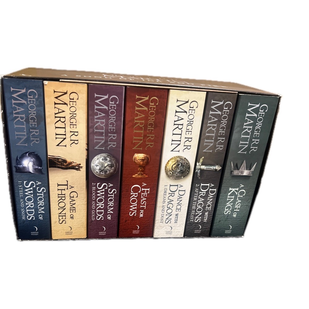 Game of Thrones 7 Book Set by George R R Martin A Song of Ice and Fire-image