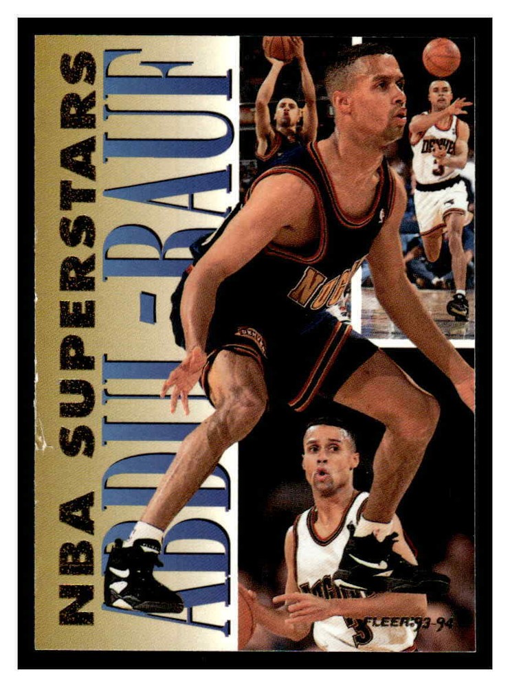1993-94 Fleer #1 Mahmoud Abdul-Rauf NBA Superstars