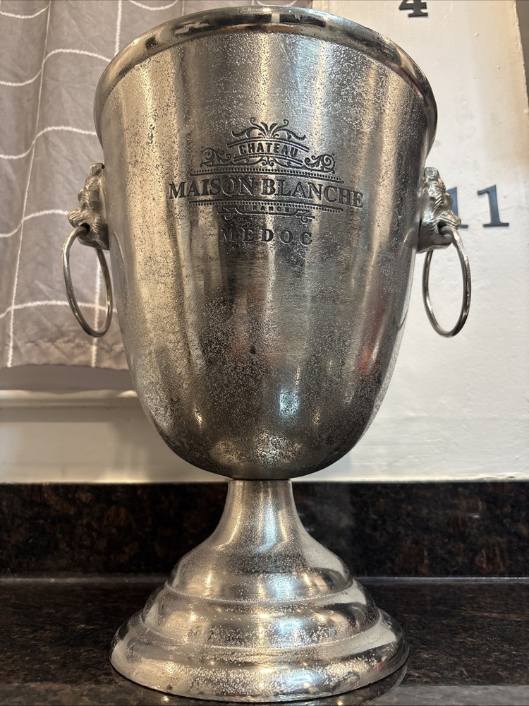 Chateau Maison Blanche Extra Large Ice Bucket Champagne Holder 15.5”x11” Huge