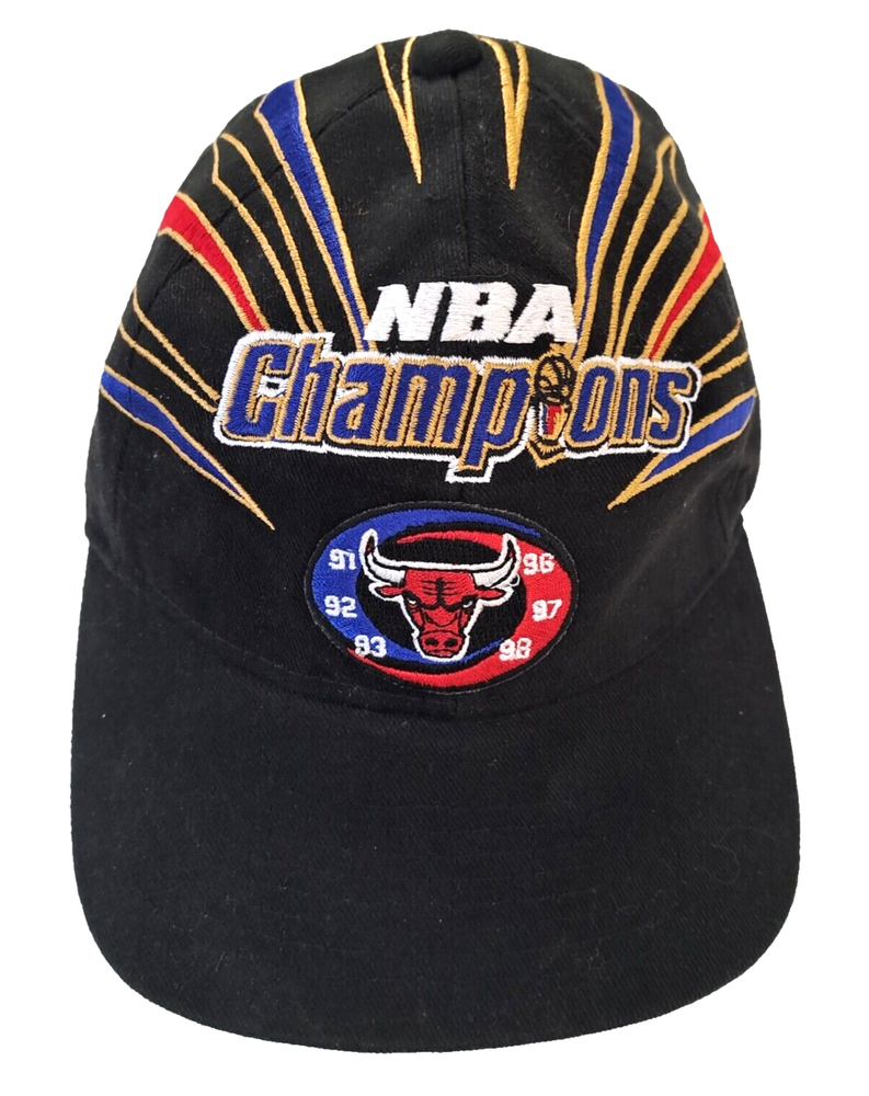 Vintage STARTER 1998 Chicago Bulls NBA Champions Finals Hat 100% Cotton Adj