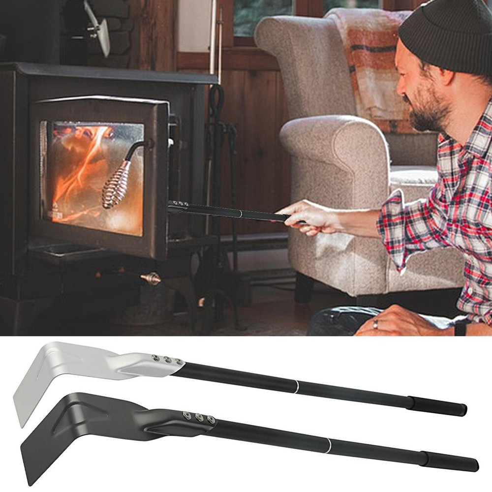 Pizza Oven Ash Shovel Charcoal Rake with Long Handle for Kitchen Stoves