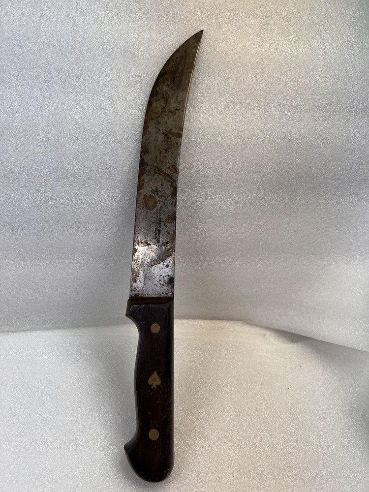 RARE Vintage Friedrich Herder Abr Sohn Solingen Germany Spade Carbon Steel Blade-image