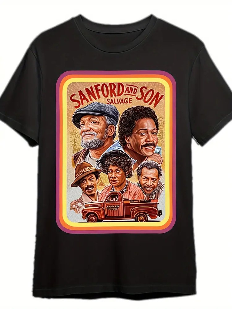 Black Burlesque Art Trend Men - Sanford And Son - T-shirt Men's Short Sleeve