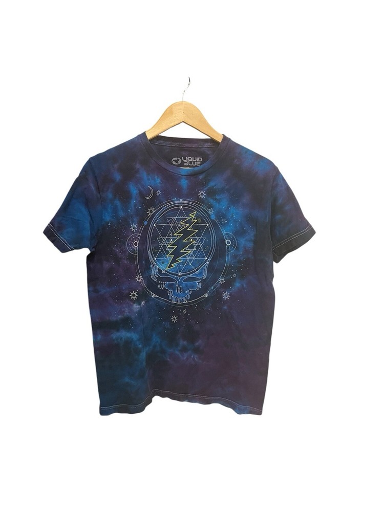 Grateful Dead Stealie Tie Dye T-Shirt by Liquid Blue