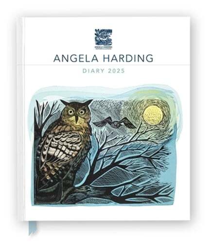 Angela Harding 2025 Desk Diary Planner - Week to View, Illustrated Throughout