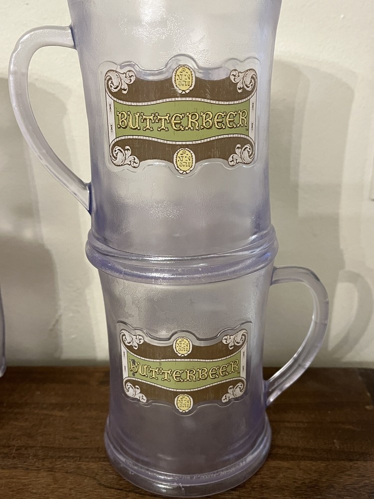 Wizarding World of Harry Potter Universal Studios Butter Beer Mugs Plastic Cups