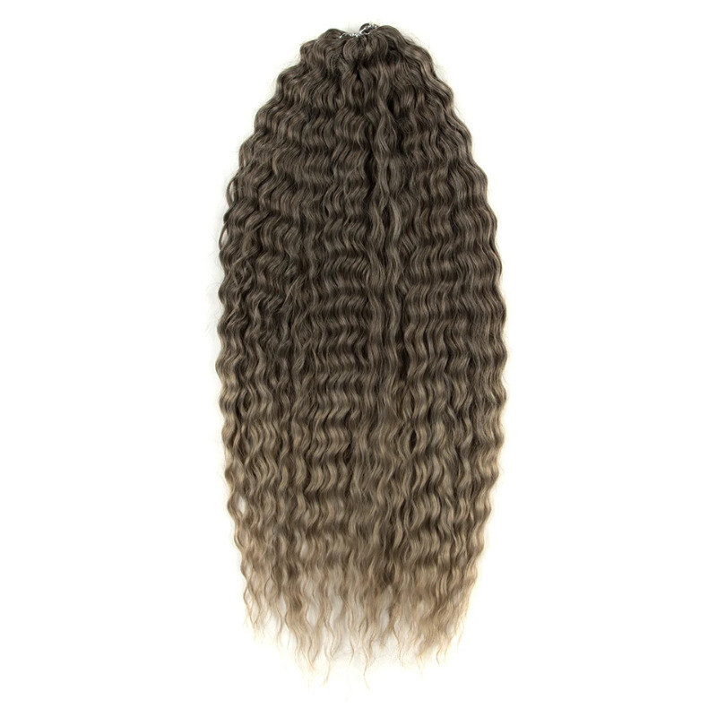 Synthetic Twist Crochet Curly Hair 24 Inch Water Wave Braid Hair Ombre Blonde