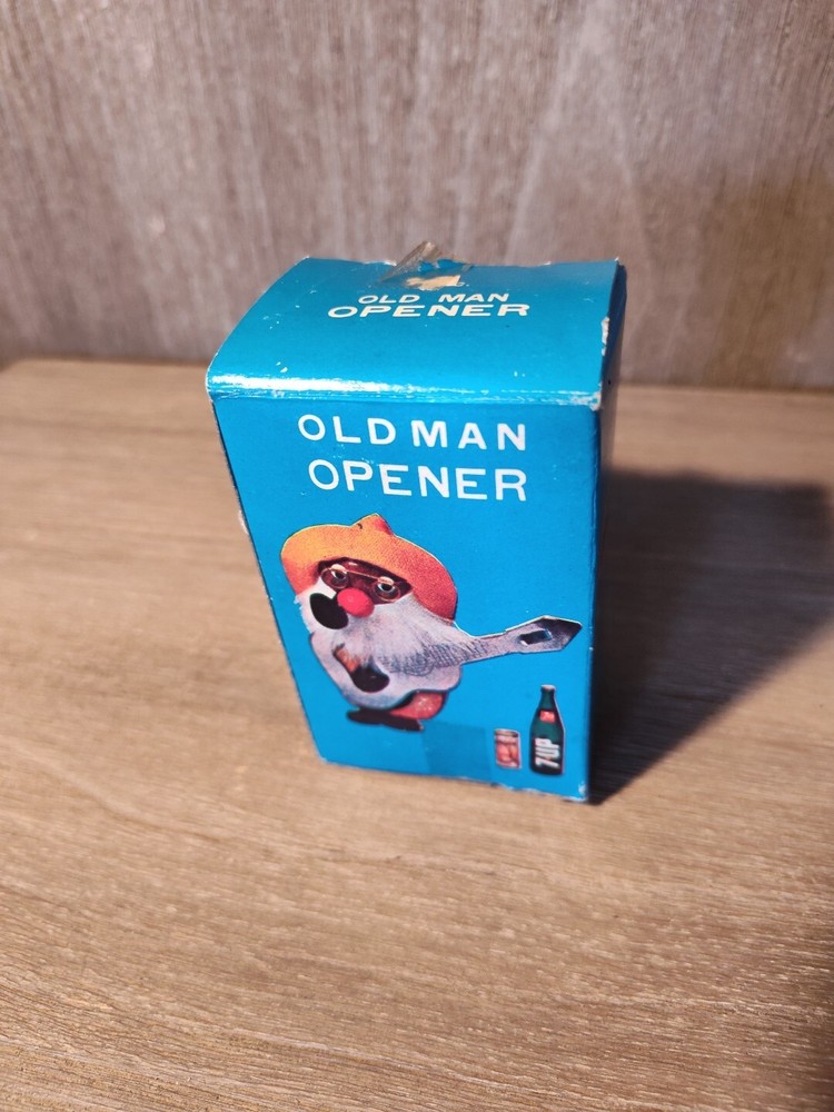 unused OLD MAN OPENER - removable guitar opener - hat pipe beard IN BOX