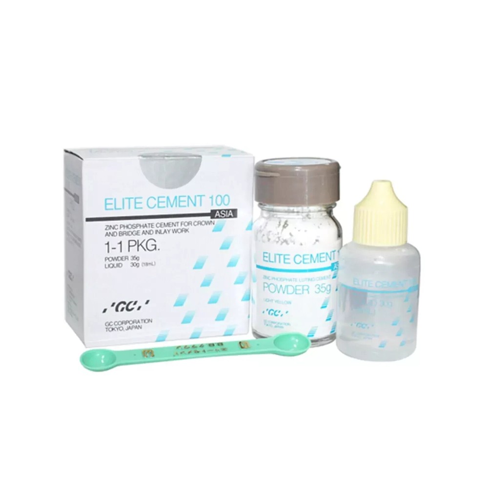Dental GC ELITE 100 Zinc Phosphate Cement for Crown Bridge & Inlay MADE IN JAPAN