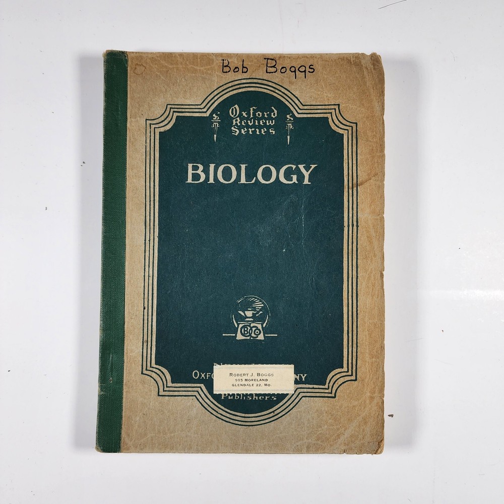 Oxford Review Series 1925 Biology School Book