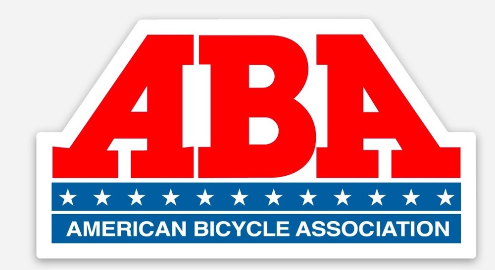 Vintage ABA American Bicycle Association BMX Retro Sticker Decal-image