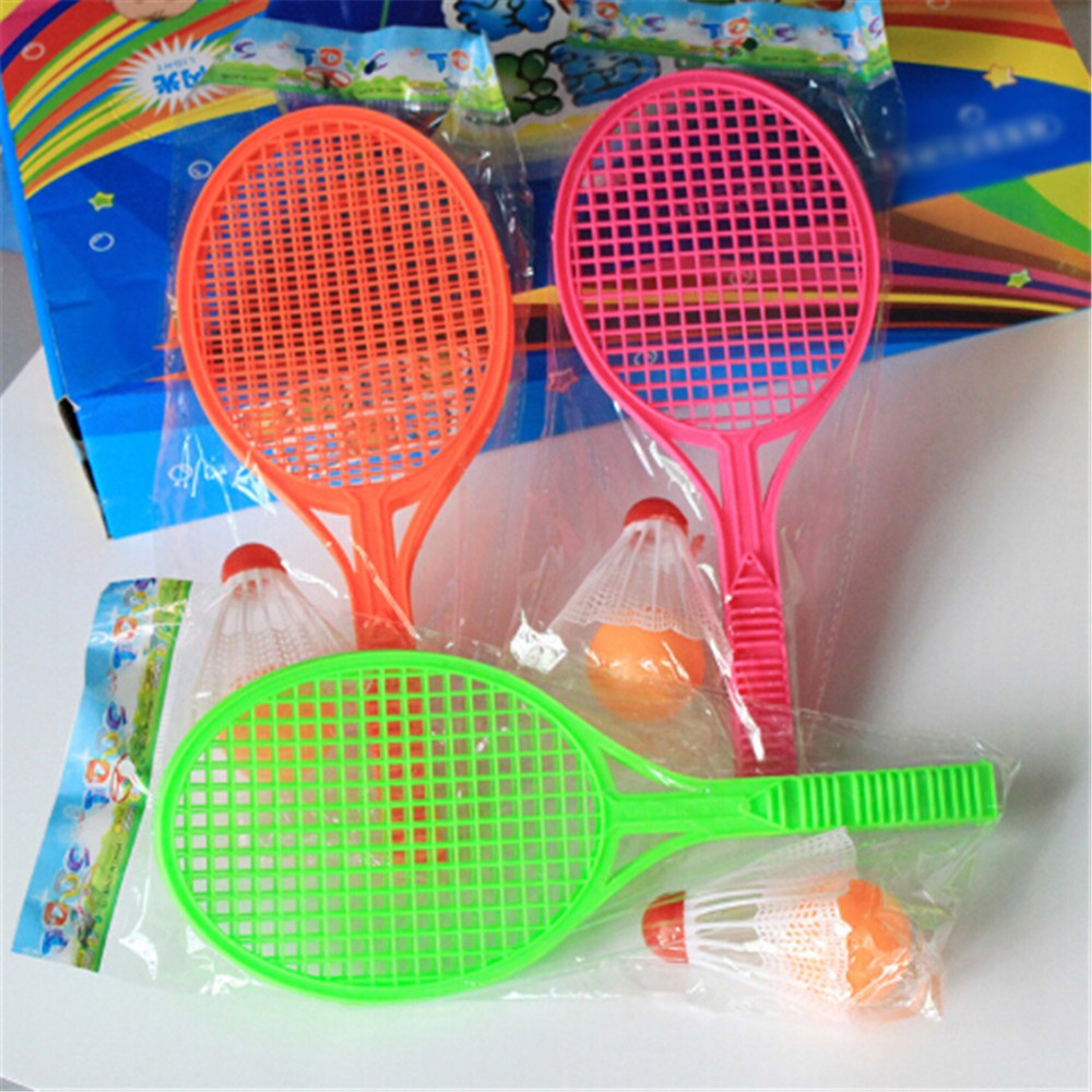Kids Outdoor Badminton Tennis Set Racket Parent-child Sport Educati.*a5