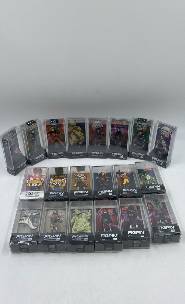 FiGPiN Zuko Aang Toph Sasori Sally 546 Figures Exclusive Pin Lot Of 20-image