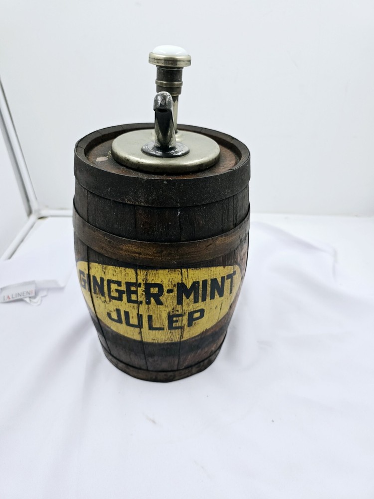 Ginger Mint Julep Syrup Dispenser Barrel
