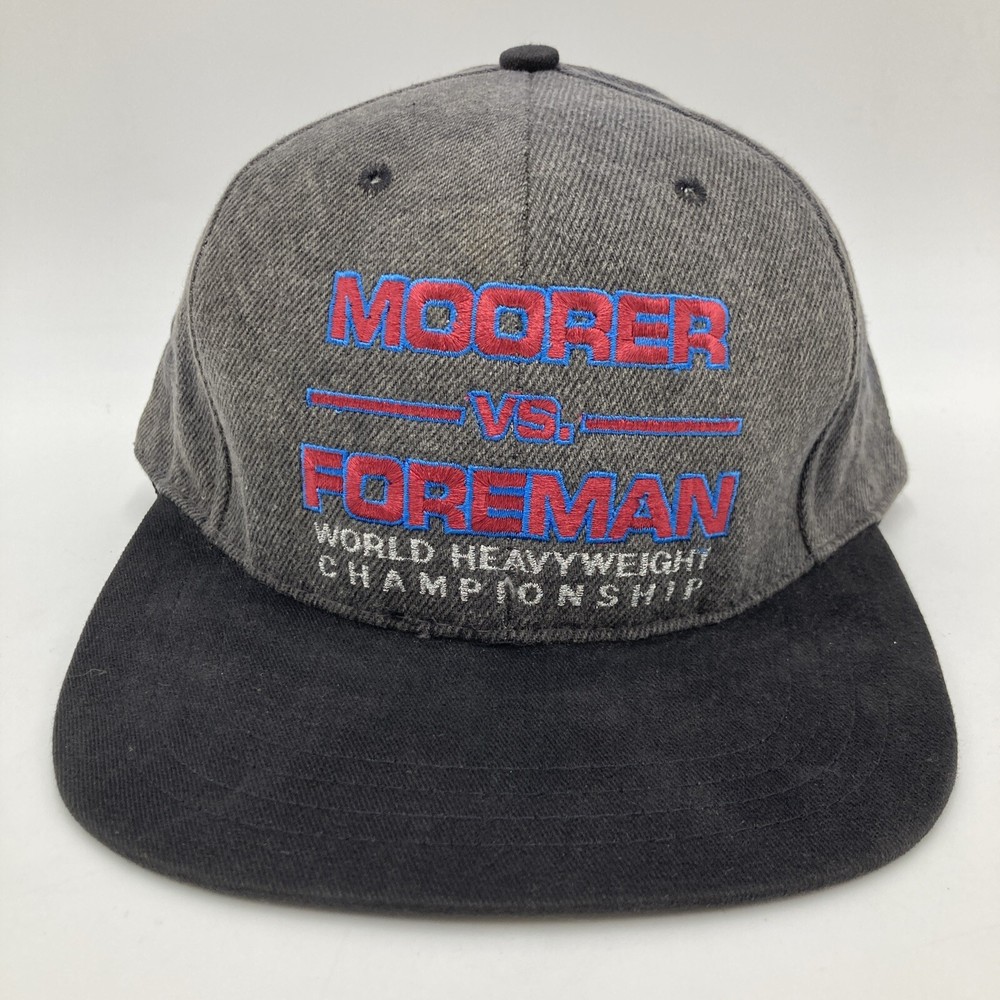 Vintage 1994 Moorer vs Foreman Heavyweight Boxing Snapback Cap