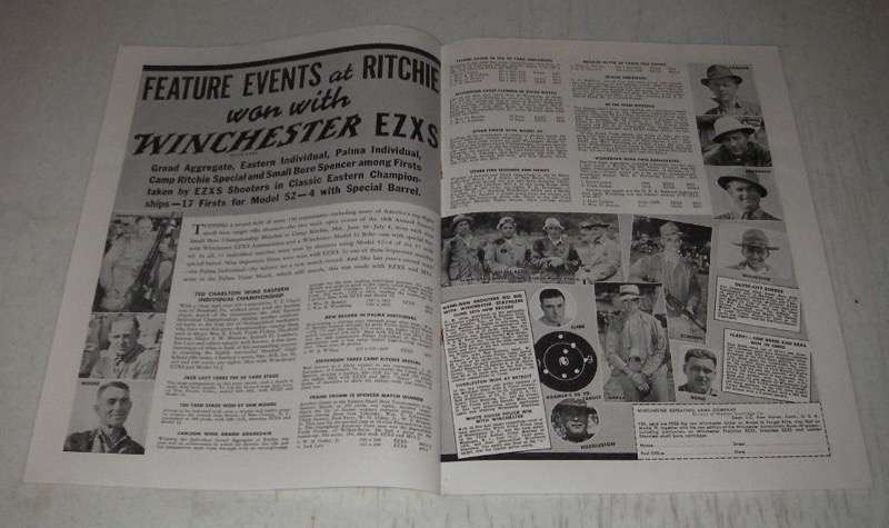 1939 Winchester Model 52 Rifle with EZXS Ammo Ad by Charlton Lacy Moore