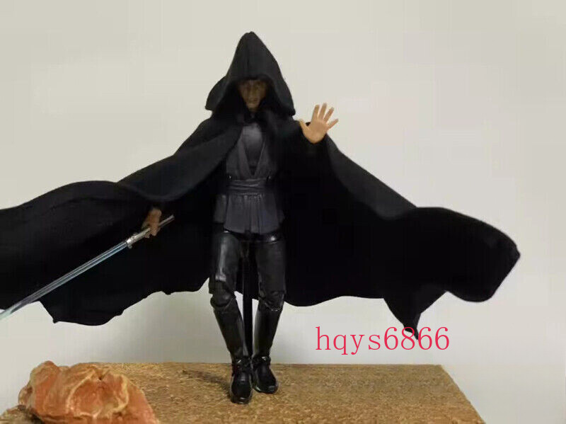 1/12 Scale Wired Hooded Cloak Cape Robe for 6 Inch Knight Action Figures
