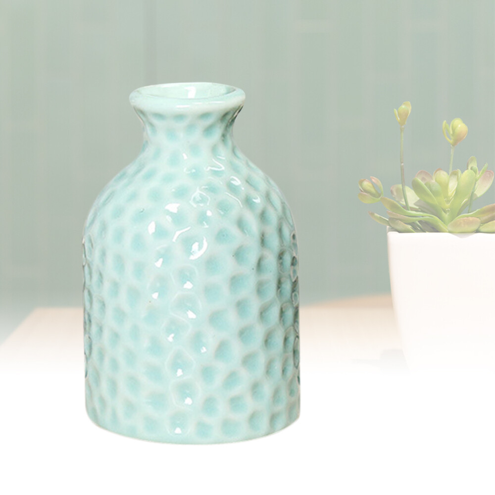 Home Decorations Living Room Fake Flower Vase Ceramic Small Vase