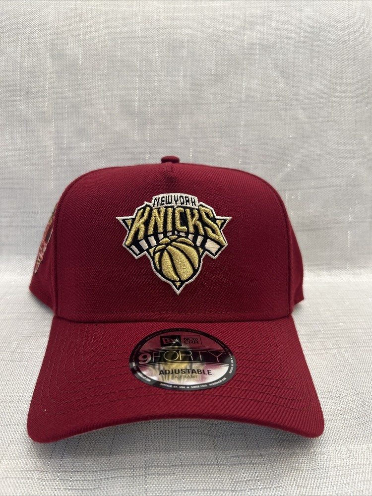 New Era New York Knicks 9Forty Adjustable NBA Cap New York Front Logo Hat