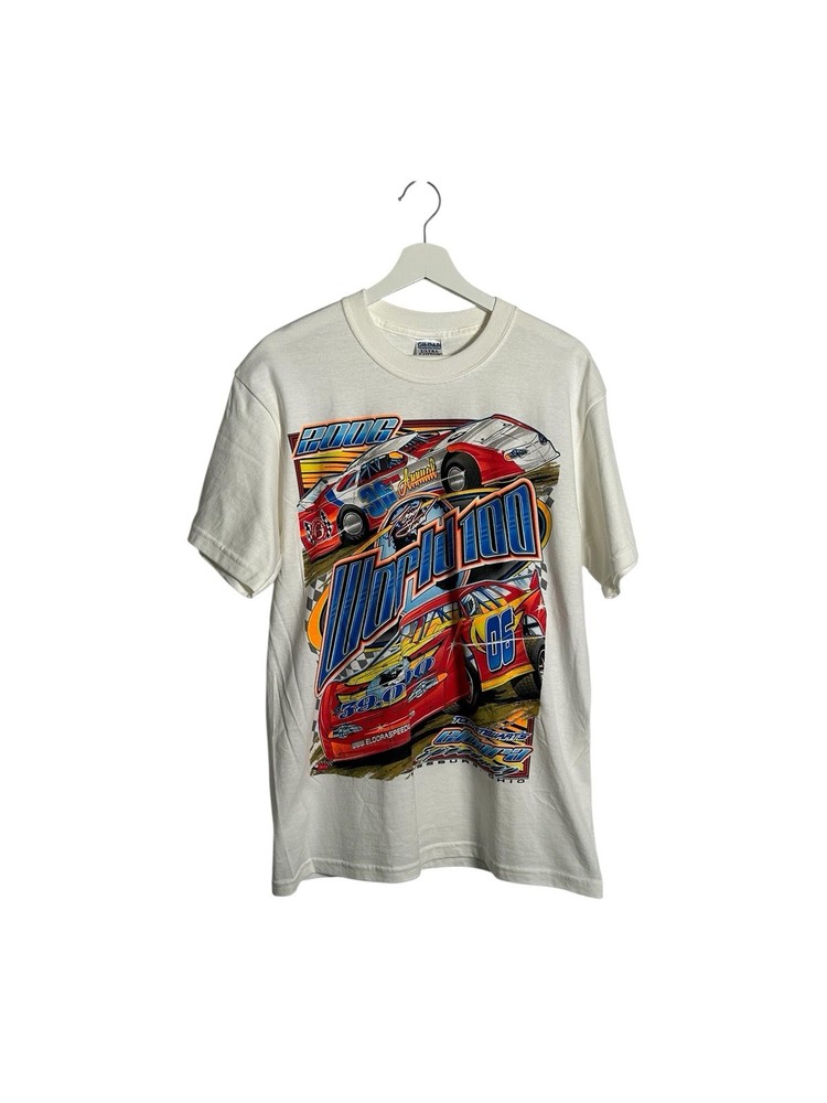 vintage 36th Annual Eldora Speedway World 100 dirt late model racing t-shirt