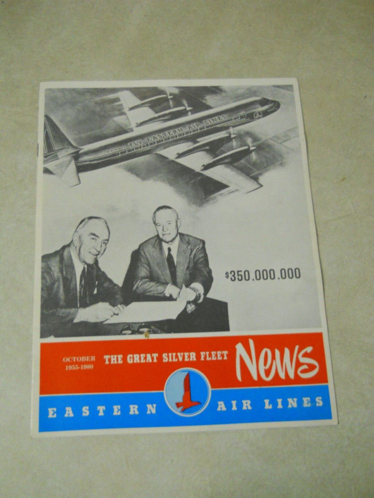 1980 Eastern Airlines The Great Silver Fleet News 25 Years of Service Program A