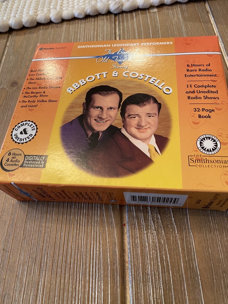 ABBOTT & COSTELLO Smithsonian Legendary Performers - 4 CASSETTES. 6 HOURS-image