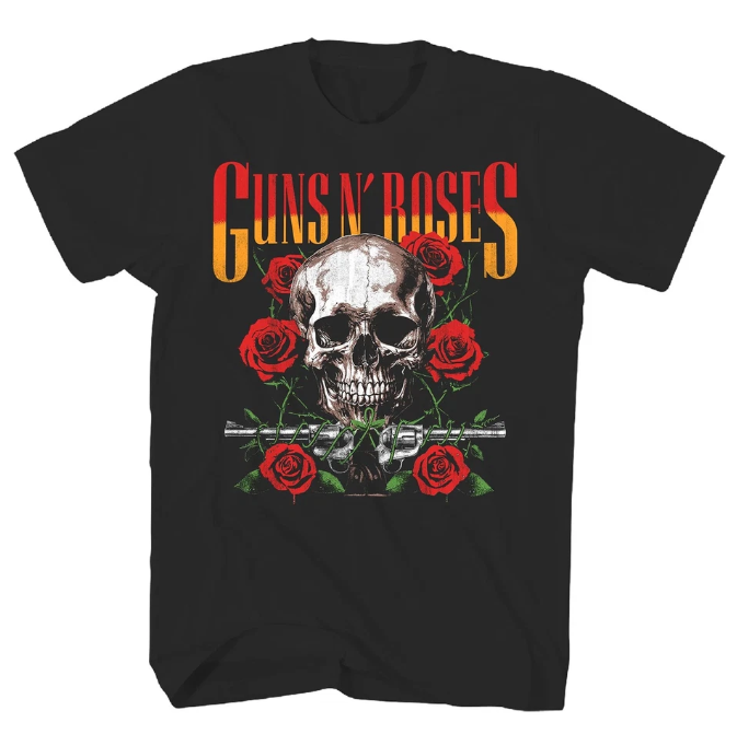 Guns N Roses Slash Hard Rock Metal Guitar Legend Concert Tour Vtg Retro unisex