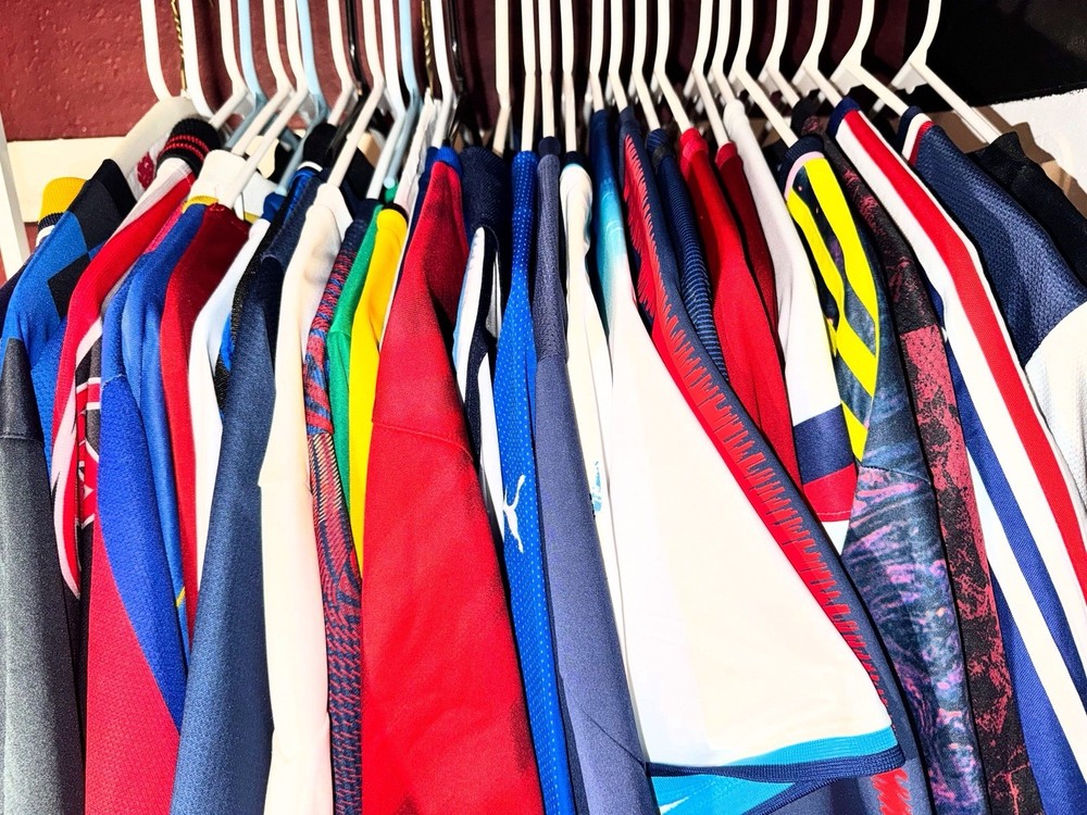 10 Vintage Soccer Jerseys Lot – Authentic Grade A Retro Football Collection