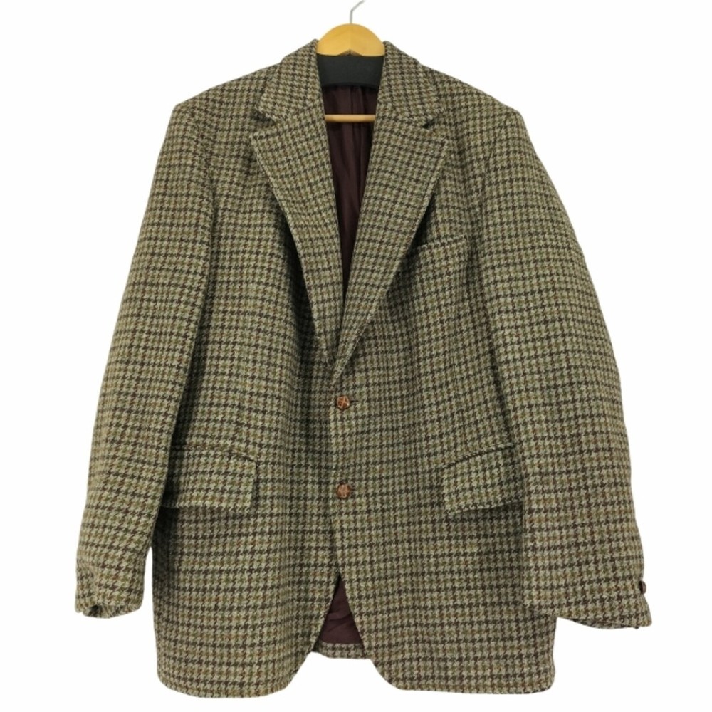 Harris Tweed (Harris Tweed) houndstooth tailored jacket Used 7778c84c8b5fd6590af
