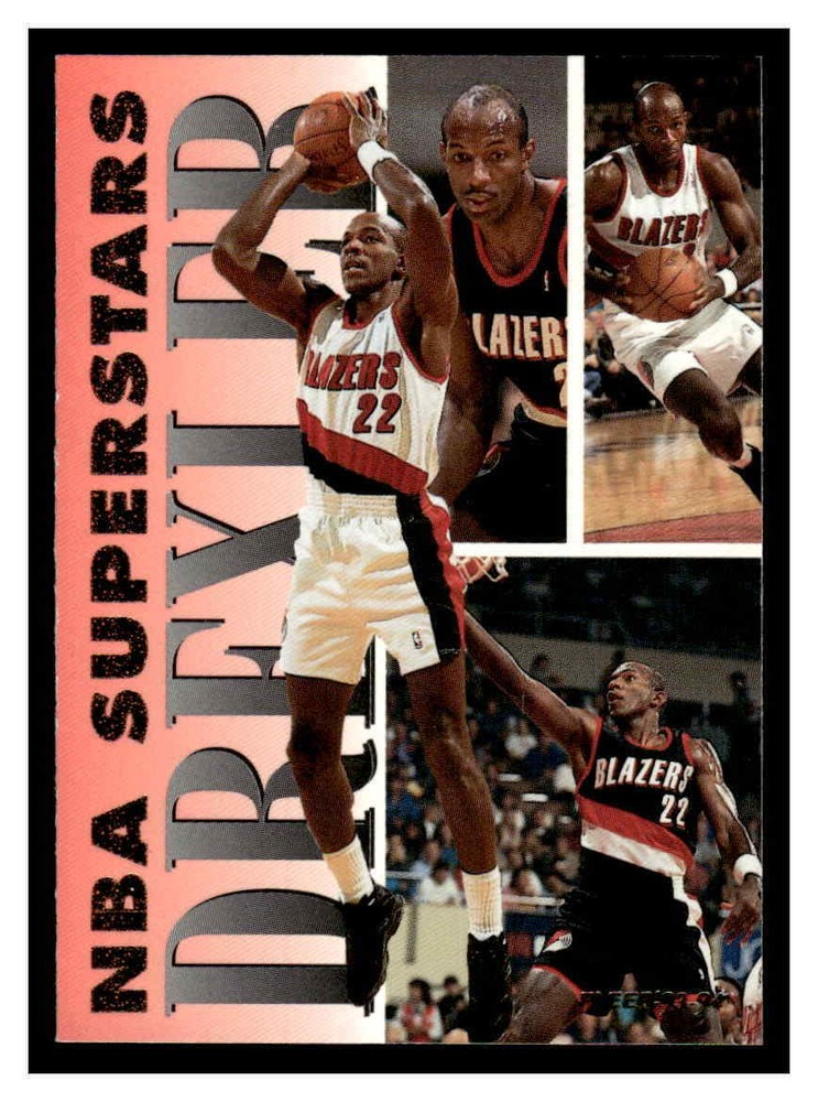 1993-94 Fleer #4 Clyde Drexler NBA Superstars