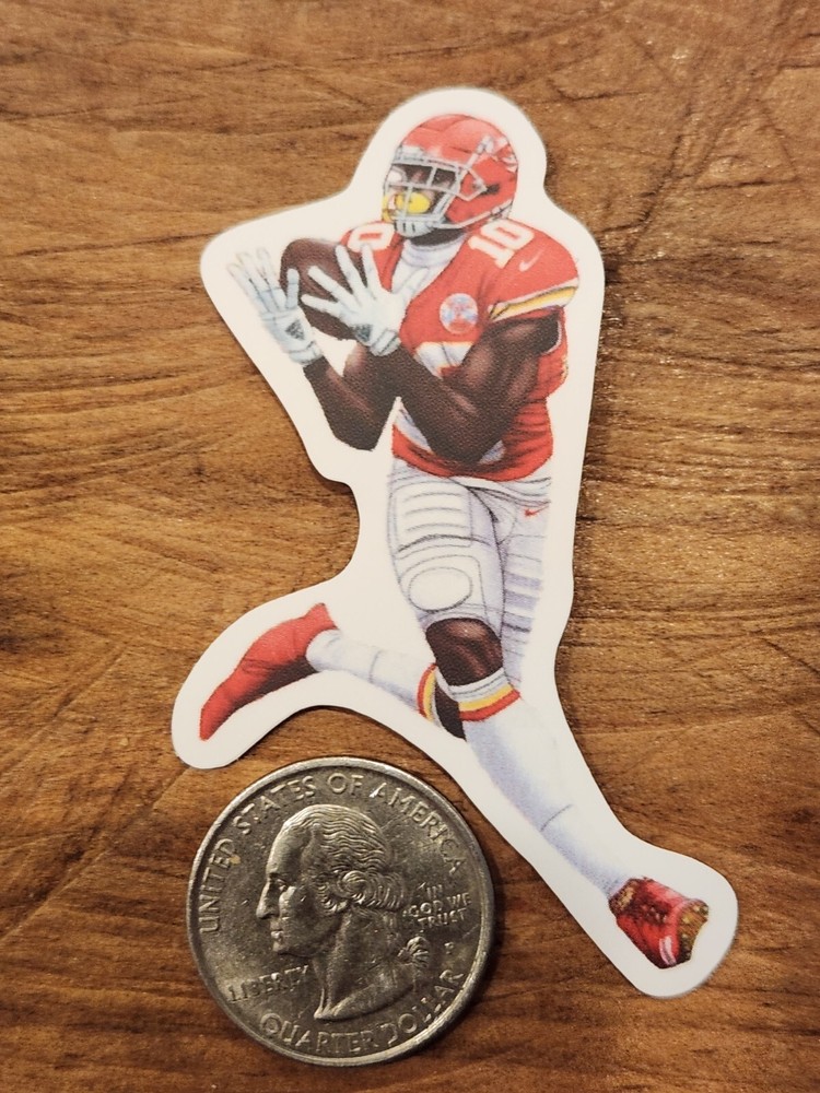 🏈 Isiah Pacheco Kansas City Chiefs NFL Football Sticker Decal