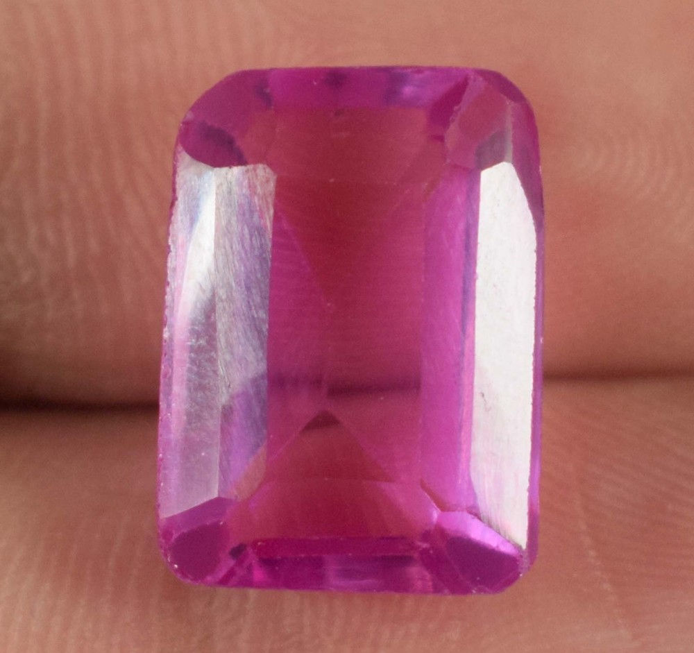 11.35 Carat Natural Pink Kunzite Emerald Cut Loose Gemstone Certified