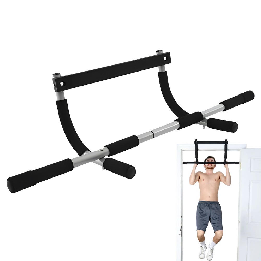 Door Frame Pull Up Bar Chin Up Doorway Home Gym Upper Body Strength Fitness Hot