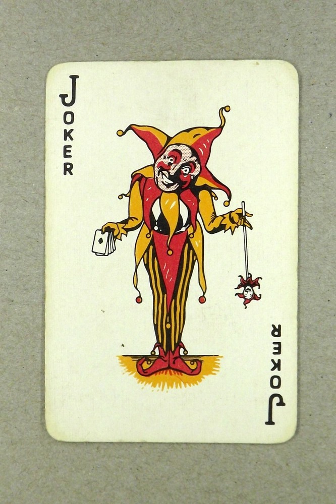 1 x Joker Playing Card Featuring a Woman Wrapped in a Towel Design AC 203 Collectible