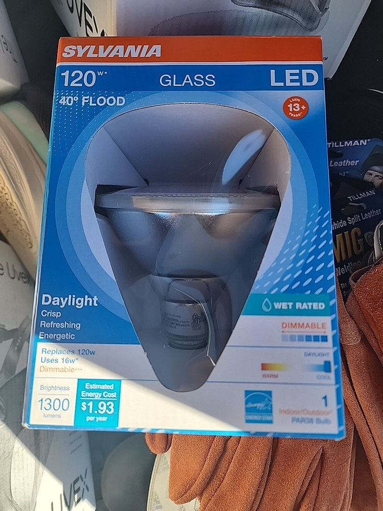 Sylvania 120W Glass LED 40° Flood Lights 3490388 - Open Box -