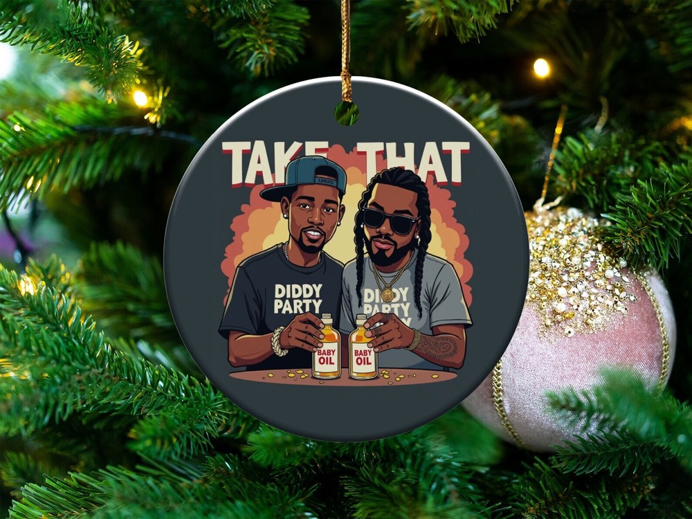 Custom Illustrated Ornament Personalized Keepsake Gift Unique Art Design For