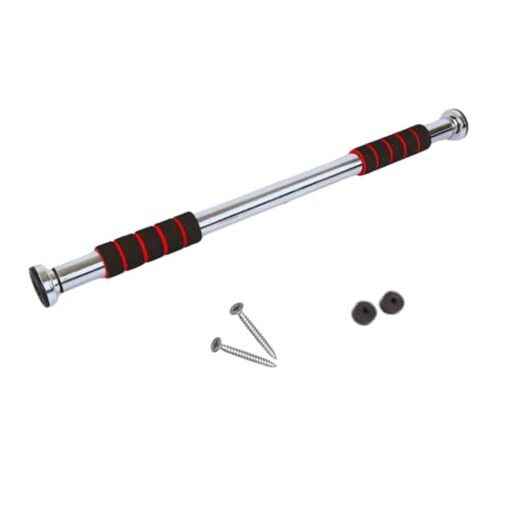 Steel Doorway Pull Up Bar | 220lbs Max Limit | Home Gym Portable Indoor