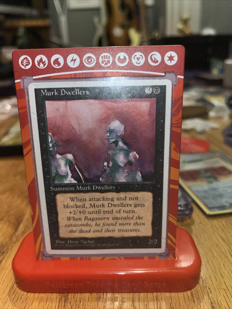 1995 Magic: The Gathering - 4th Edition Murk Dwellers *MINT**VINTAGE**OG* WOTC