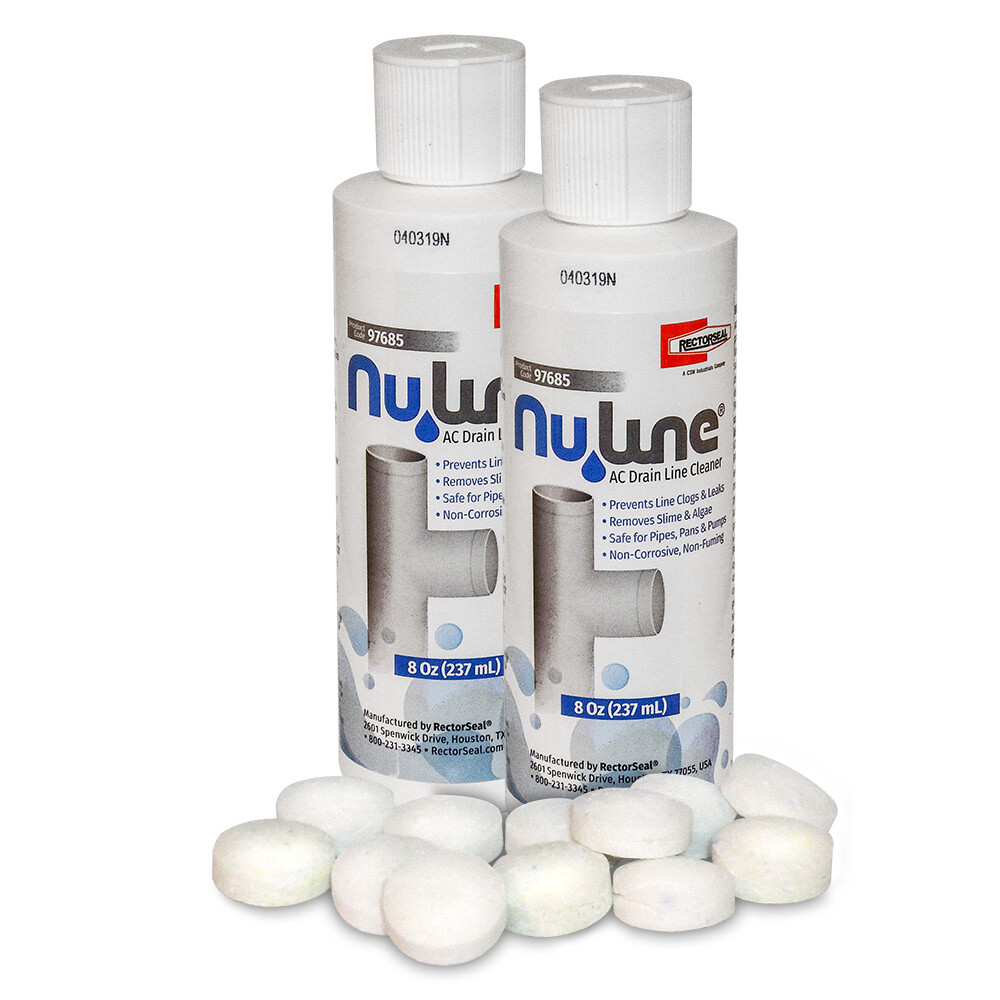 (2) Pack Nu-Line NuLine NL1 NL-1 97685 HVAC/R Drain Cleaner (12) PT-151 Tablets