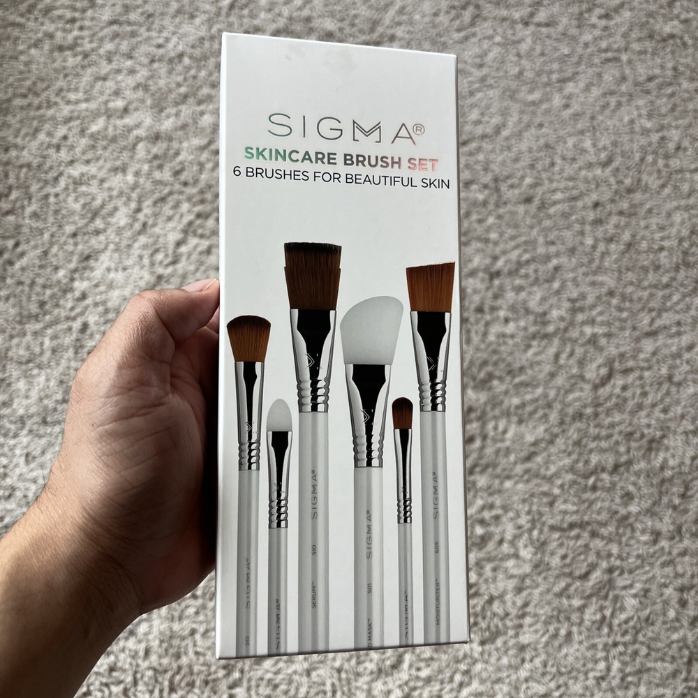 Sigma Skincare Brush Set 6 Brushes For Beautiful Skin