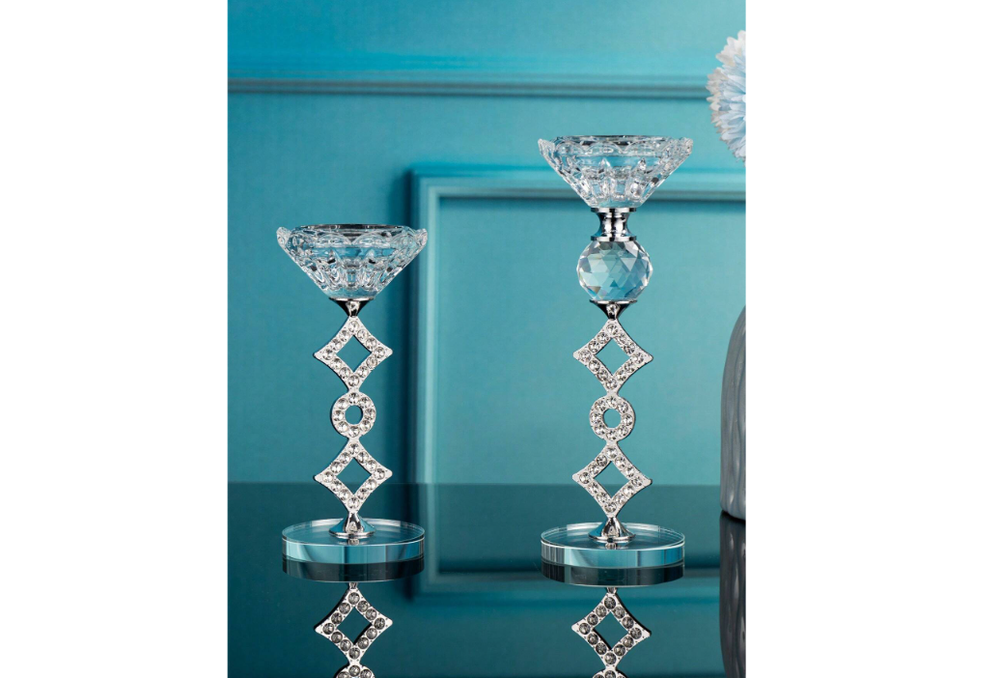 Candle Holders - Luxury with Crystals