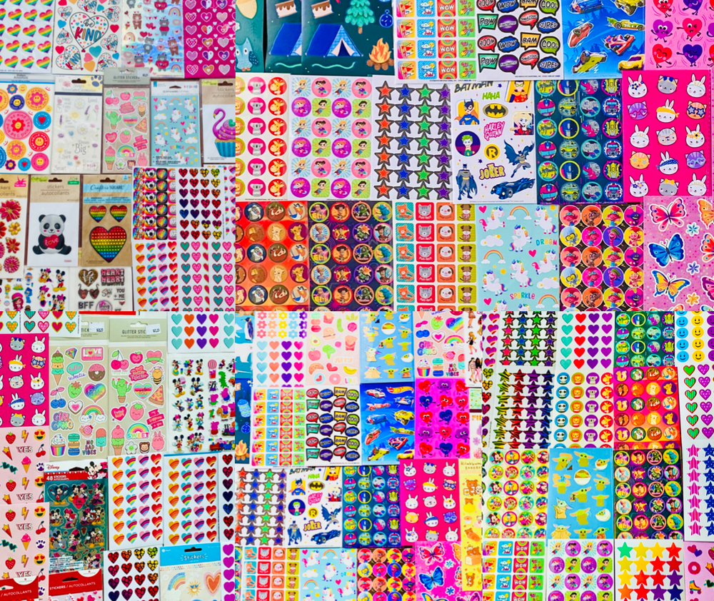 MEGA! Lot 689+ Stickers New Full Sheets SANDYLION AMERICAN GREETING KID SQUAD +