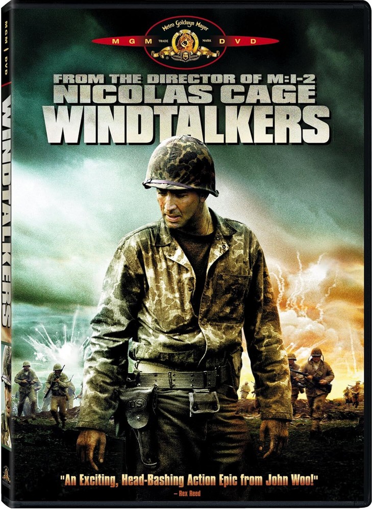Windtalkers w Nicolas Cage (DVD)- You Can CHOOSE WITH OR WITHOUT A CASE