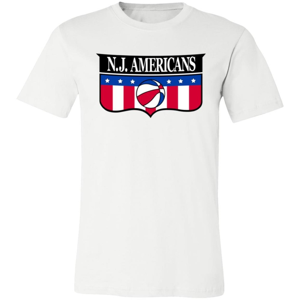 New Jersey Americans T-shirt Premium | ABA Basketball Team-image