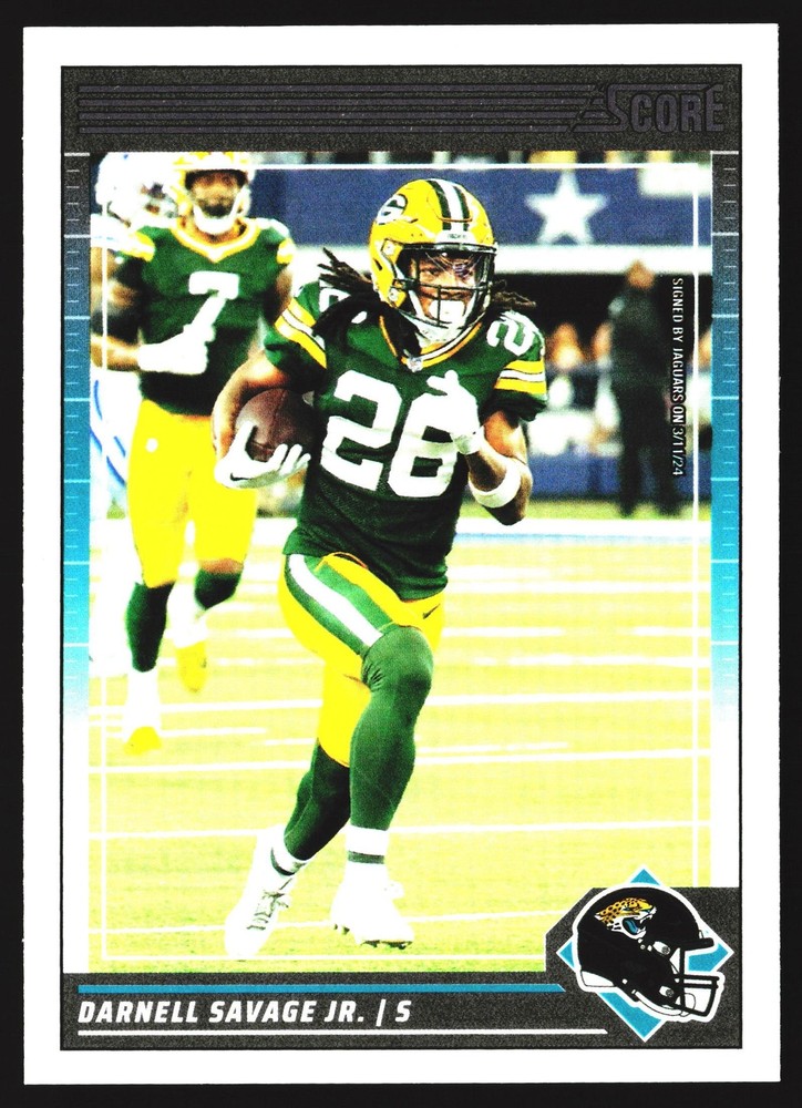 Darnell Savage Jr. 2024 Panini Score Scorecard Jacksonville Jaguars  No.105