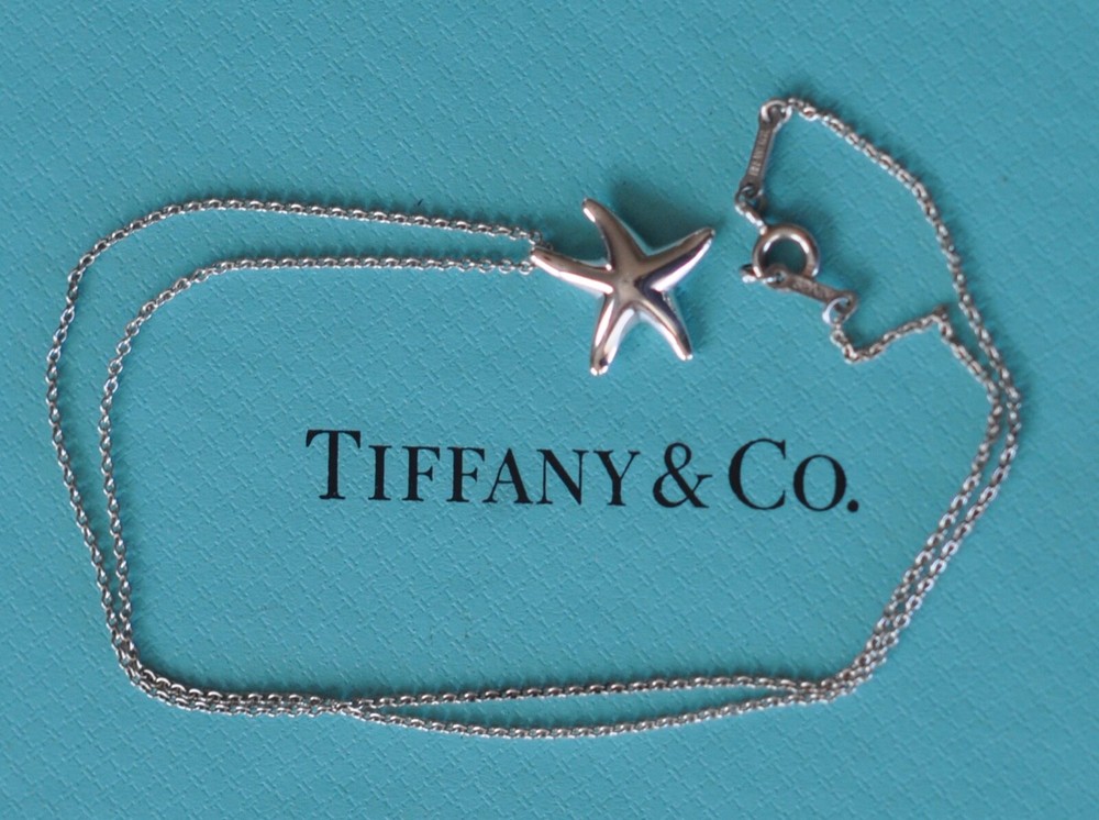 Tiffany & Co. Elsa Peretti Star Fish Pendant & Necklace 16