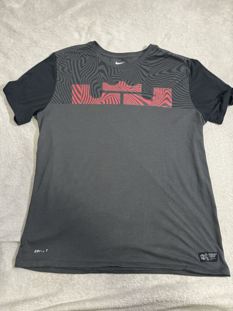 Nike LeBron James Court Vision Dri-Fit T-Shirt Men's Medium Large XL